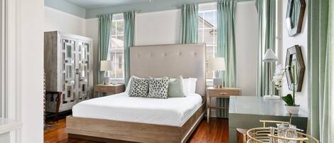 6 habitaciones, tabla de planchar con plancha, wifi y ropa de cama