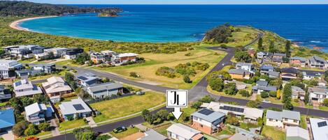 منظر من الجو على ارتفاع عالٍ