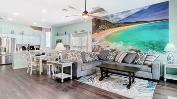 Smart TV, chimenea y videojuegos