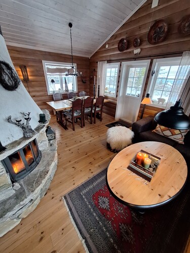 Cozy and quietly located cabin on Lifjell with sauna