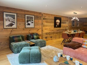 TV - Spacious apartment in Les Gets, 4 bedrooms, sauna (Les Gets)