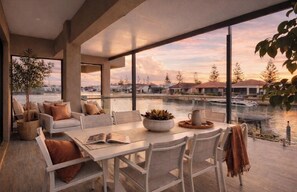 Dining - Pet and Kid-Family Friendly • Canal Retreat • Private Jetty (Halls Head)