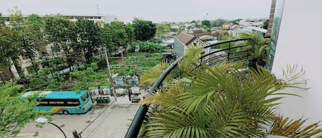 Stadsuitzicht vanuit accommodatie