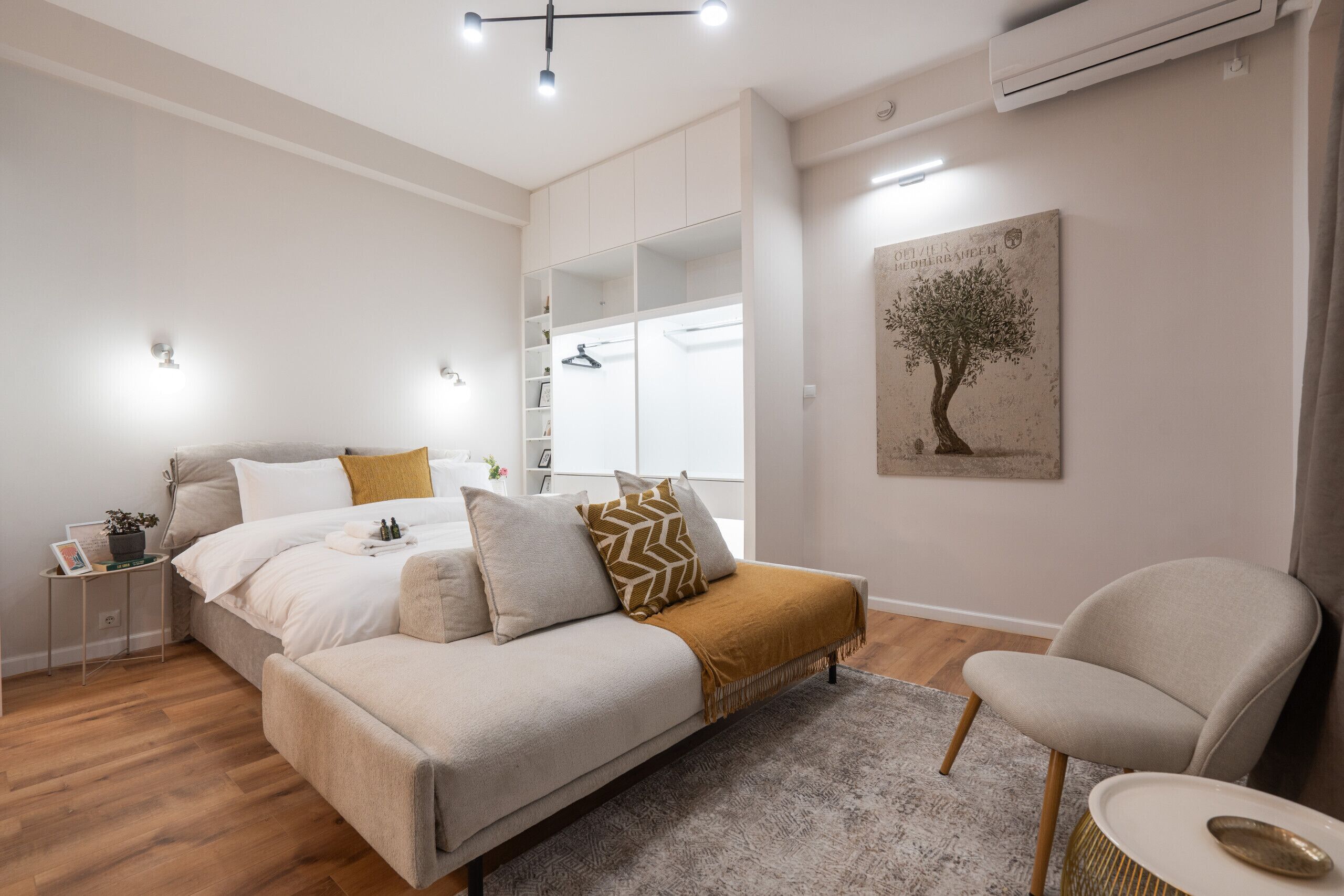1 bedroom, iron/ironing board