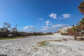 On the beach