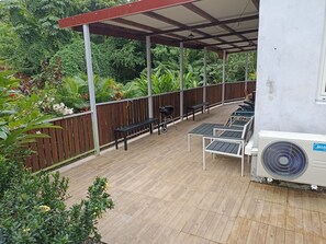 Restauration en plein air