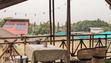 Luxury Tent, Garden View | Terrace/patio
