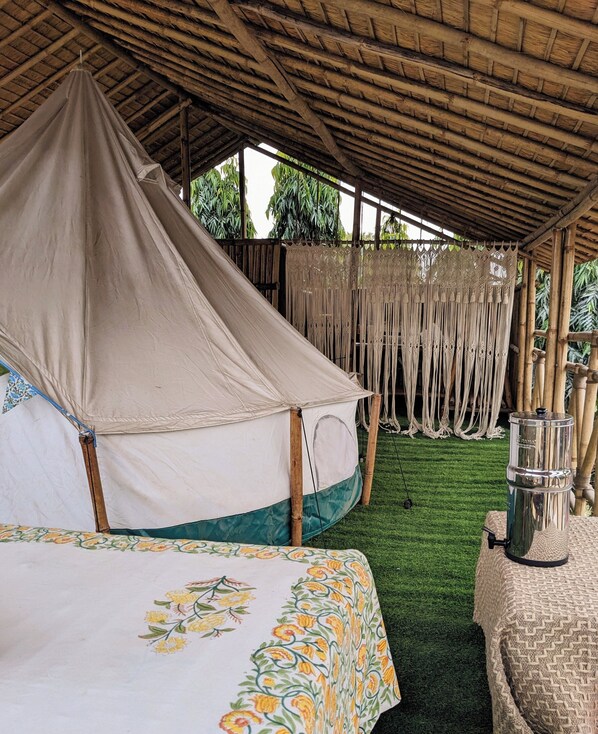 Luxury Tent, Garden View | Terrace/patio