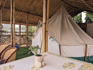Luxury Tent, Garden View | 1 bedroom, bed sheets