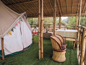 奢华帐篷房, 花园景观 | 露台