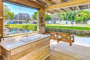 House (3 Bedrooms) | Interior - Private Boat Dock: Canal-front Home (Lorida)