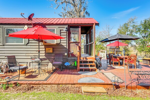 Fachada de la propiedad