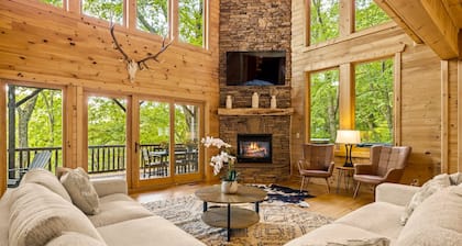 Eagle Nest Lodge Hot Tubs Mountain Views