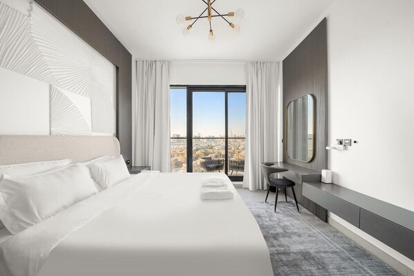 1 bedroom, iron/ironing board, travel crib, WiFi