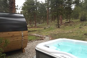 Bain à remous extérieur