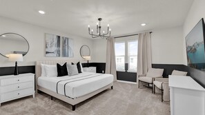 5 soverom, strykejern/-brett, wi-fi og sengetøy