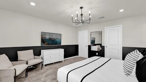 5 habitaciones, tabla de planchar con plancha, wifi y ropa de cama 