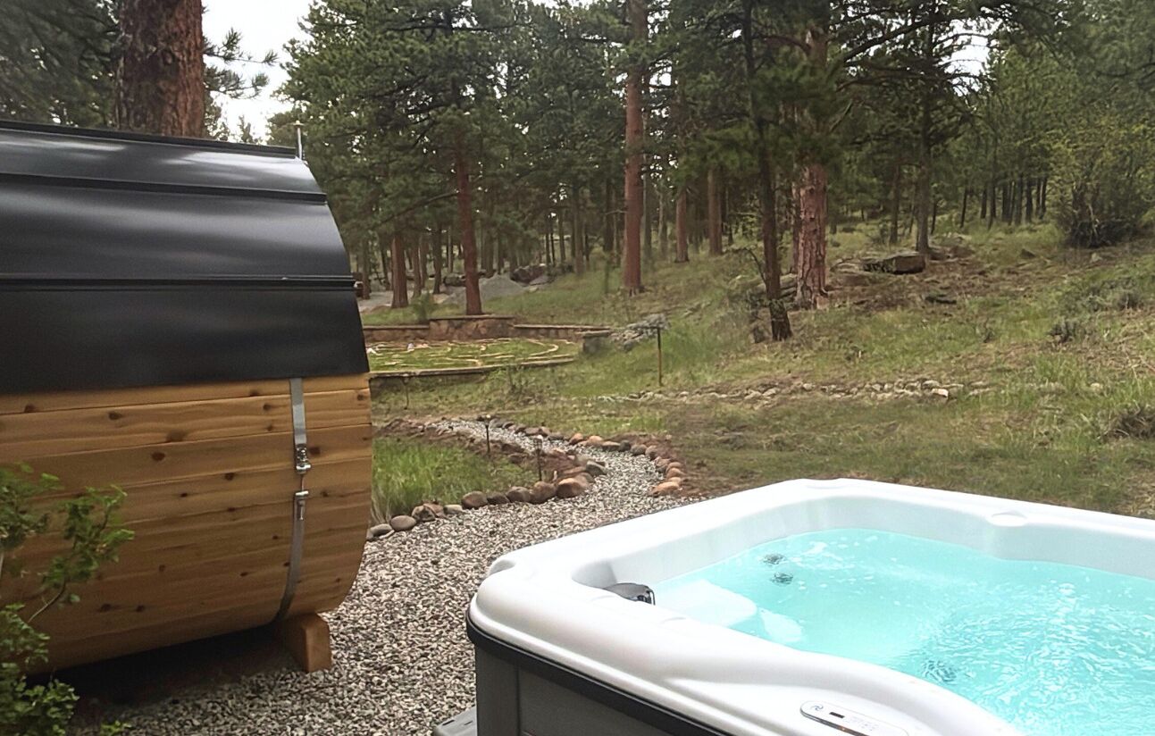 Bain à remous extérieur