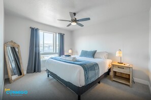 3 bedrooms, desk, travel cot, free WiFi