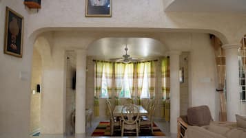 Villa, 4 Bedrooms, Smoking, Private Pool | Living room