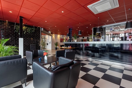 Sala de estar en el lobby