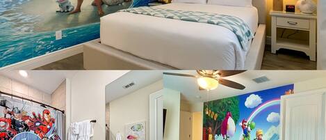 3 chambres, fer et planche à repasser, lit parapluie, Wi-Fi gratuit