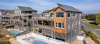 Oceanfront charm, heated pool, hot tub, dog friendly, 4 bed 3.5 bath