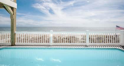 Seaside Delight: Luxury Oceanfront Home with Pool, Elevator
