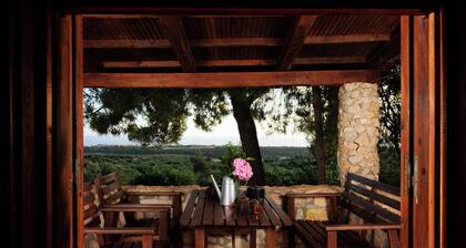 Cozy 1-bedroom apartment overlooking the Ionian sea.