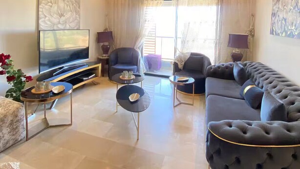 Living area - Charming apartment for rent Rabat (Rabat)