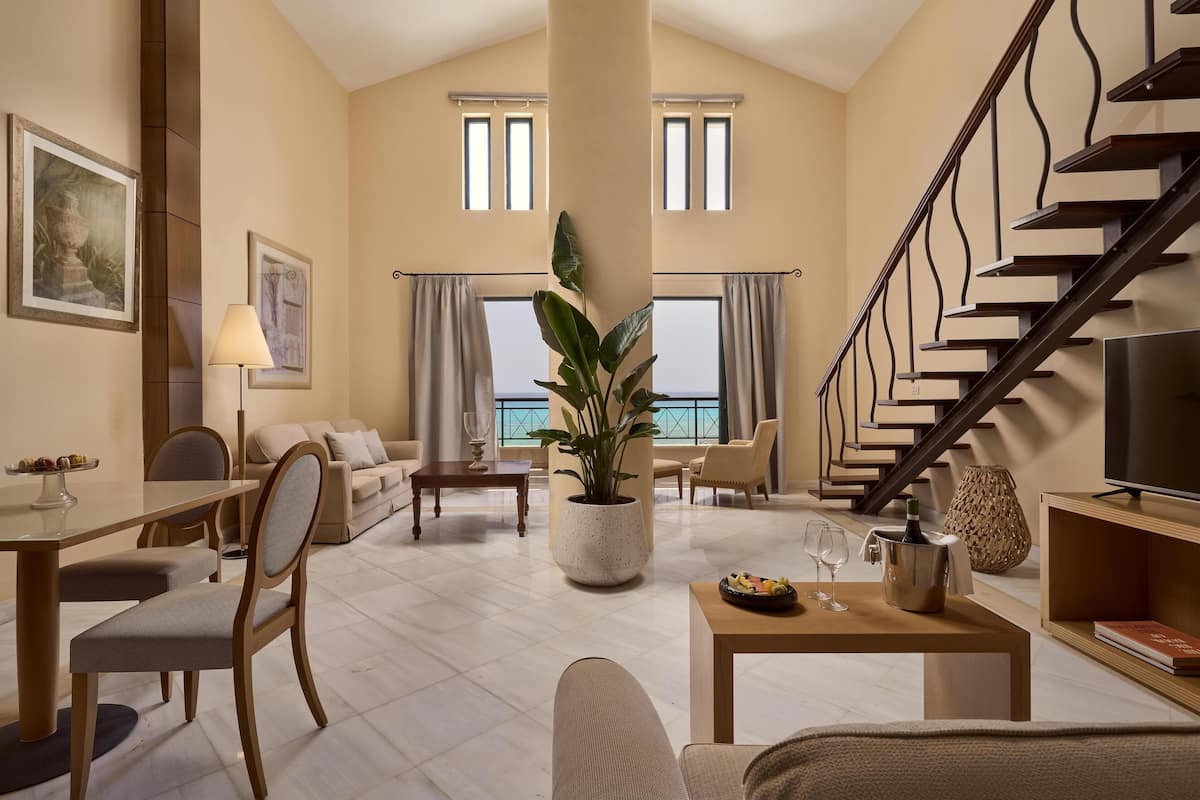 Suite, Sea View | 1 bedroom, in-room safe, laptop workspace, blackout curtains