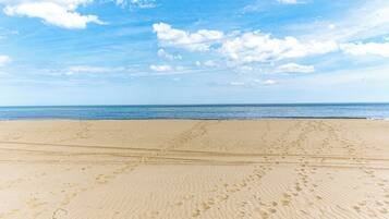 Sun loungers, beach towels
