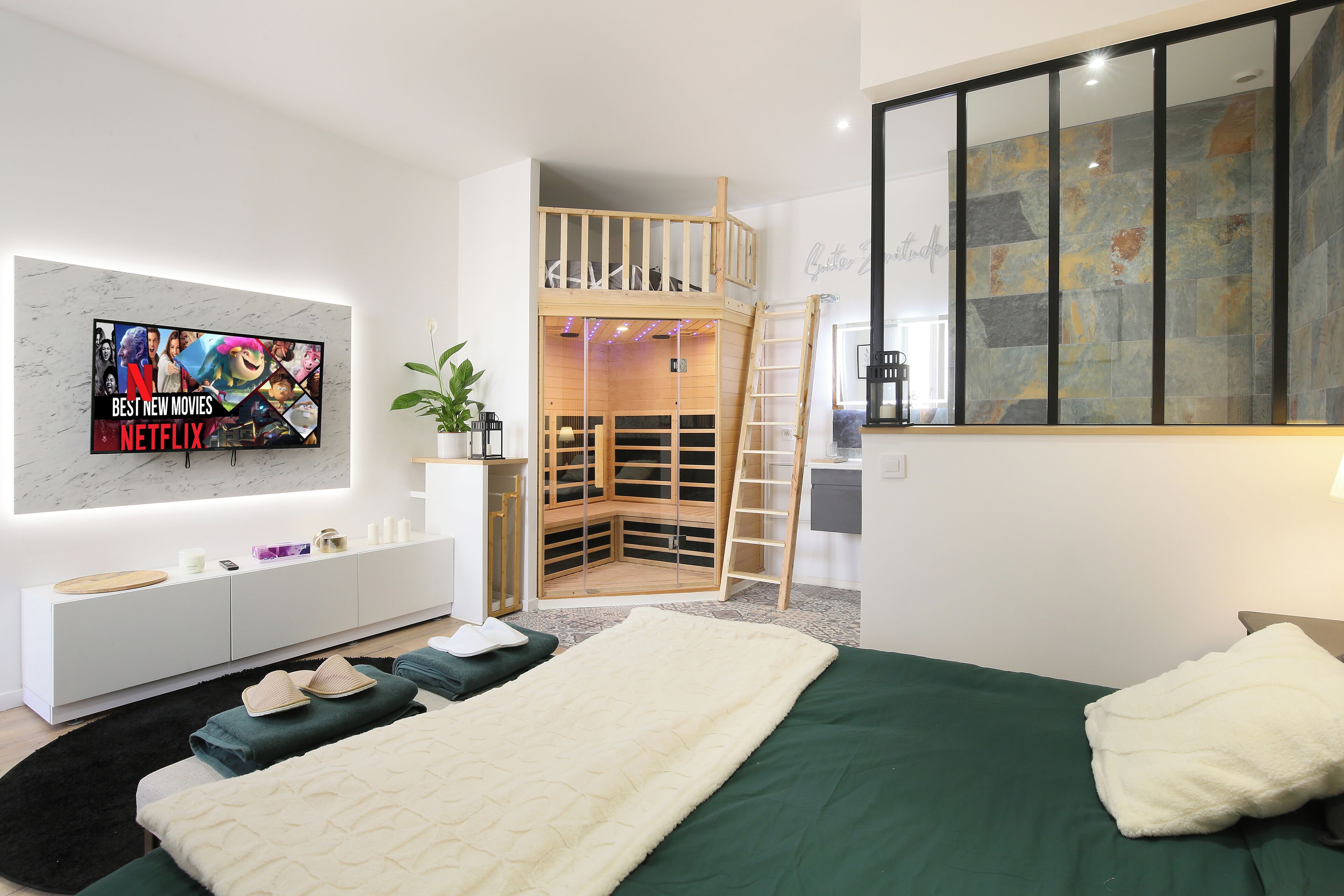 1 habitación, wifi y ropa de cama 