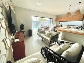 House | Living area | Flat-screen TV
