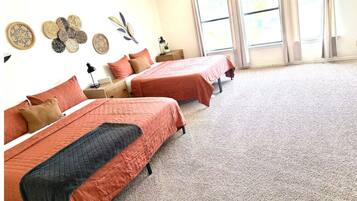 4 bedrooms, desk, iron/ironing board, free WiFi