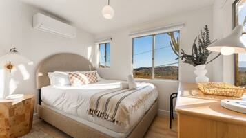 Desk, iron/ironing board, travel cot, free WiFi