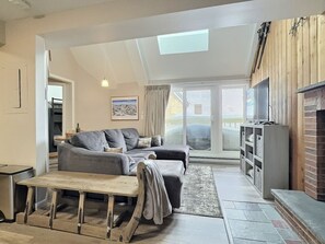 TV connectée, cheminée