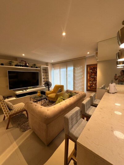 Charming 1-bedroom apartment with AC, WiFi in lovely Barranquilla