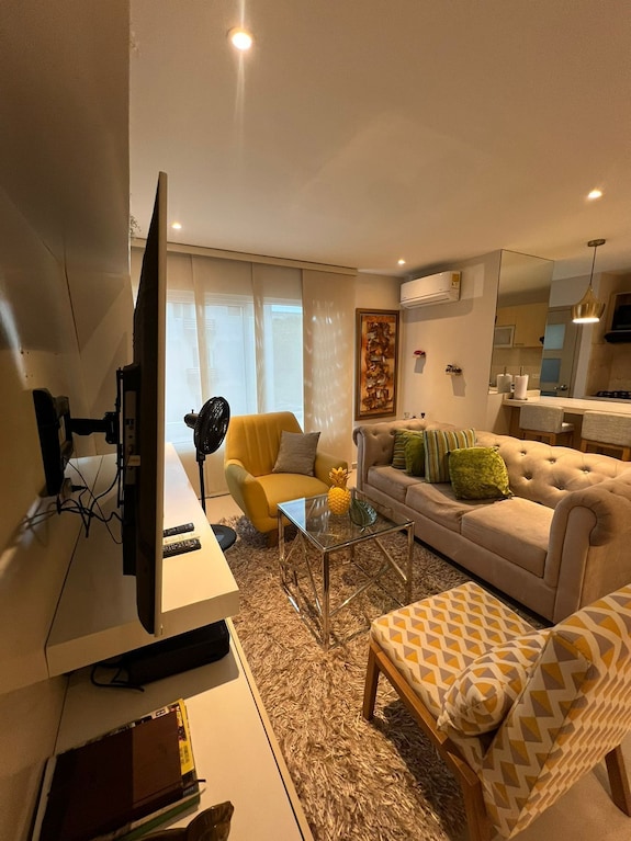 Charming 1-bedroom Apartment With Ac, Wifi In Lovely Barranquilla - Barranquilla