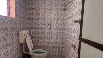 Shower, toilet paper