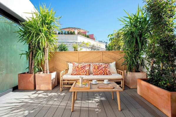 Terrace/patio - Cozy apartment in Seville. Gamazo Terrace III (Seville)