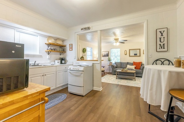 Microwave, oven, stovetop