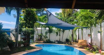 Garden and pool view apartment