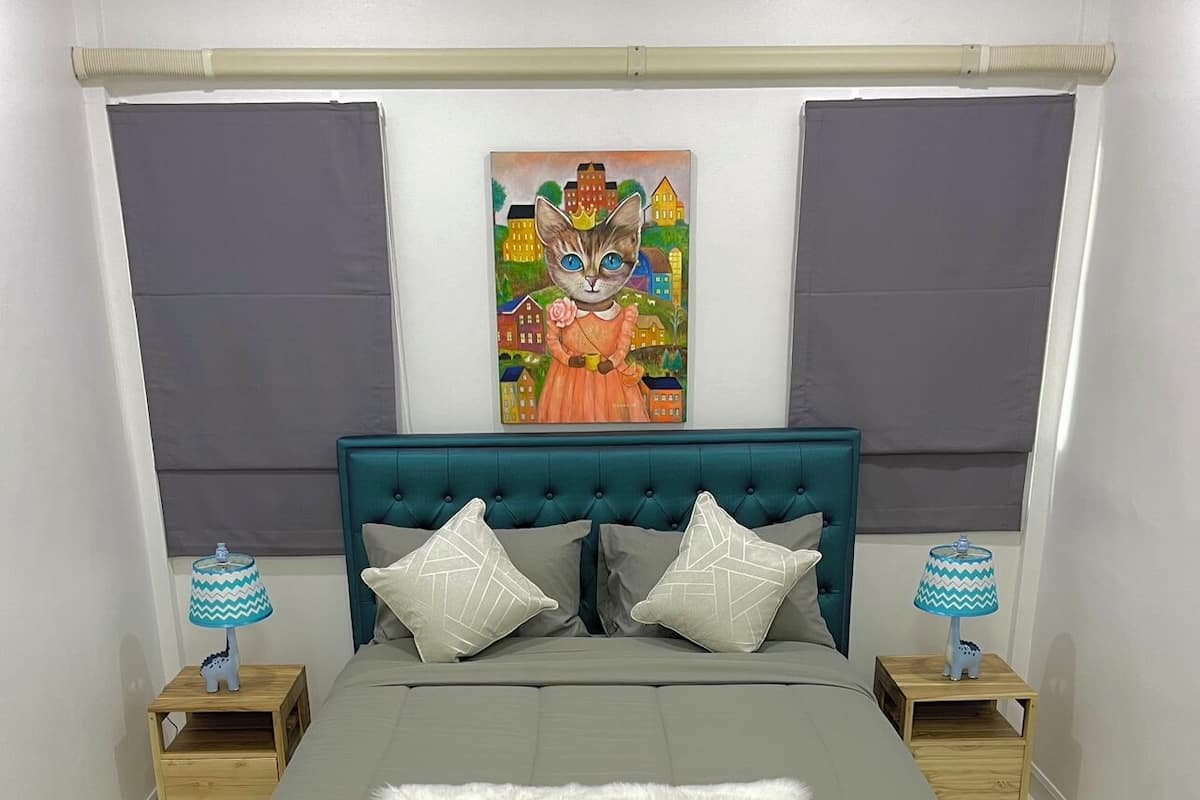 Chambre Familiale, vue piscine