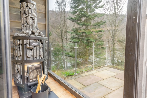 Sauna | Clunie Dam Lodge, Loch Tummel