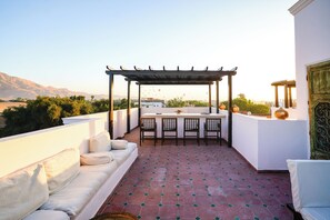 Terrasse sur le toit