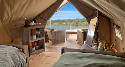 Stay in a Safari Tent Near SpaceX Launch Site