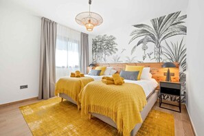 4 habitaciones, wifi gratis y ropa de cama