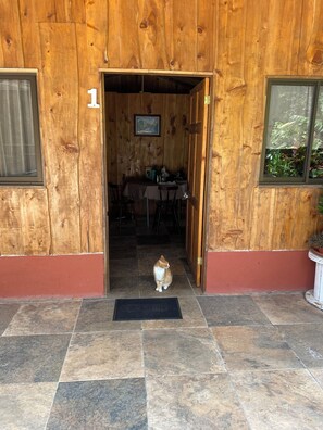 Outdoor dining - "Ecos y Brisas del Poas" cozy cabins on the way to the volcano (Alajuela)