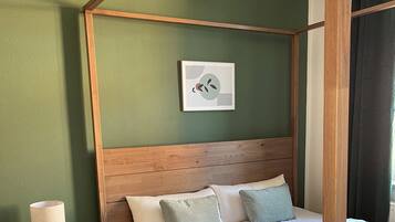 1 Schlafzimmer, Reisekinderbett, kostenloses WLAN, Bettwäsche